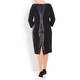 MARINA RINALDI V-NECK DRESS BLACK