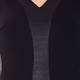 MARINA RINALDI V-NECK DRESS BLACK