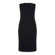 MARINA RINALDI BLACK TAILORED SHIFT DRESS OPTIONAL SLEEVE