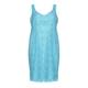 MARINA RINALDI turquoise lace DRESS with optional sleeves