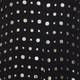 MARINA RINALDI BLACK SILK BLEND DRESS WITH GOLD DOTS