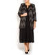 MARINA RINALDI DRESS WITH OPTIONAL SLEEVE BLACK
