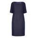 Marina Rinaldi navy brocade panel DRESS