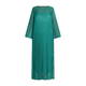 Marina Rinaldi Pleated Lurex Dress Forest Green 