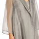 Marina Rinaldi Lurex Organza Duster Jacket Silver 