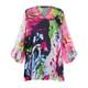 MARINA RINALDI PAINT SWIRL TUNIC MULTI COLOUR