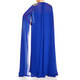 Marina Rinaldi Jewel Embellished Gown Cobalt Blue