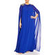 Marina Rinaldi Jewel Embellished Gown Cobalt Blue