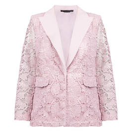 Marina Rinaldi Lace Tuxedo Pale Pink  - Plus Size Collection