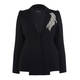 MARINA RINALDI DIAMANTE EMBELLISHED TUXEDO JACKET