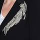 MARINA RINALDI DIAMANTE EMBELLISHED TUXEDO JACKET
