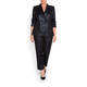 MARINA RINALDI NAVY SHIMMER BLAZER