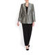 MARINA RINALDI SILVER SEQUIN EMBELLISHED JACKET