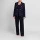 Marina Rinaldi Tweed Blazer Navy 