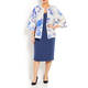 MARINA RINALDI FLORAL PRINT JACKET