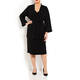 MARINA RINALDI KIMONO STYLE JACKET BLACK