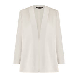 Marina Rinaldi Crepe Jacket Pearl Grey  - Plus Size Collection