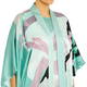 Marina Rinaldi Satin Print Kimono Mint Green 