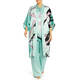 Marina Rinaldi Satin Print Kimono Mint Green 