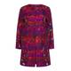 MARINA RINALDI JAQUARD GEOMETRIC DUSTER COAT