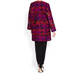 MARINA RINALDI JAQUARD GEOMETRIC DUSTER COAT