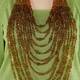 Marina Rinaldi multistrand glass bead NECKLACE