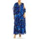 Marina Rinaldi Printed Silk Georgette Dress 