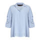 Marina Rinaldi Georgette Shirt Azure Blue