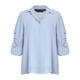 Marina Rinaldi Georgette Shirt Azure Blue