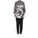 MARINA RINALDI MONOCHROME SATIN SHIRT