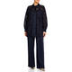 Marina Rinaldi Satin Trouser Pull On Navy 