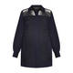 Marina Rinaldi Embroidered Shirt Navy 