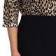 MARINA RINALDI BLACK PENCIL SKIRT WITH BACK SPLIT 