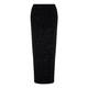 MARINA RINALDI black sequinned column SKIRT