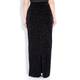 MARINA RINALDI black sequinned column SKIRT