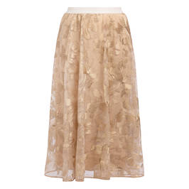 Marina Rinaldi Brocade Skirt Gold  - Plus Size Collection