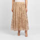 Marina Rinaldi Brocade Skirt Gold 