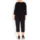 MARINA RINALDI EMBELLISHED TOP