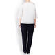 MARINA RINALDI PURE SILK SATIN TUNIC WHITE