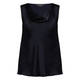 Marina Rinaldi Silk Acetate Drape Vest Navy 