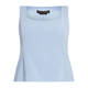 Marina Rinaldi Triacetate Body Con Top Azure Blue