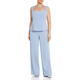 Marina Rinaldi Triacetate Trouser Azure Blue - Plus Size Collection