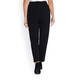 MARINA RINALDI TAPERED CIGARETTE TROUSERS BLACK