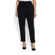 MARINA RINALDI TAPERED CIGARETTE TROUSERS BLACK