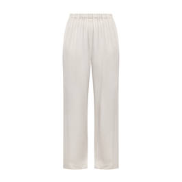 Marina Rinaldi Envers Satin Pull-On Trousers Pearl Grey  - Plus Size Collection