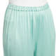 Marina Rinaldi Satin Pull-On Palazzo Trousers Mint