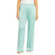 Marina Rinaldi Satin Pull-On Palazzo Trousers Mint