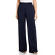 Marina Rinaldi Satin Trouser Pull On Navy 