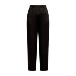 Marina Rinaldi Shiny Satin Trousers Black  - Plus Size Collection