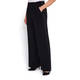 MARINA RINALDI BLACK PALAZZO TROUSER SATIN TRIM